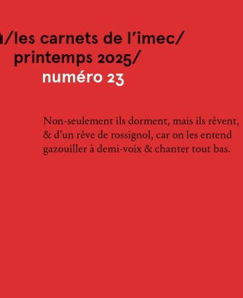 Les Carnets #23