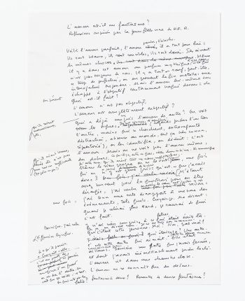 L'amour est-il un fantasme?