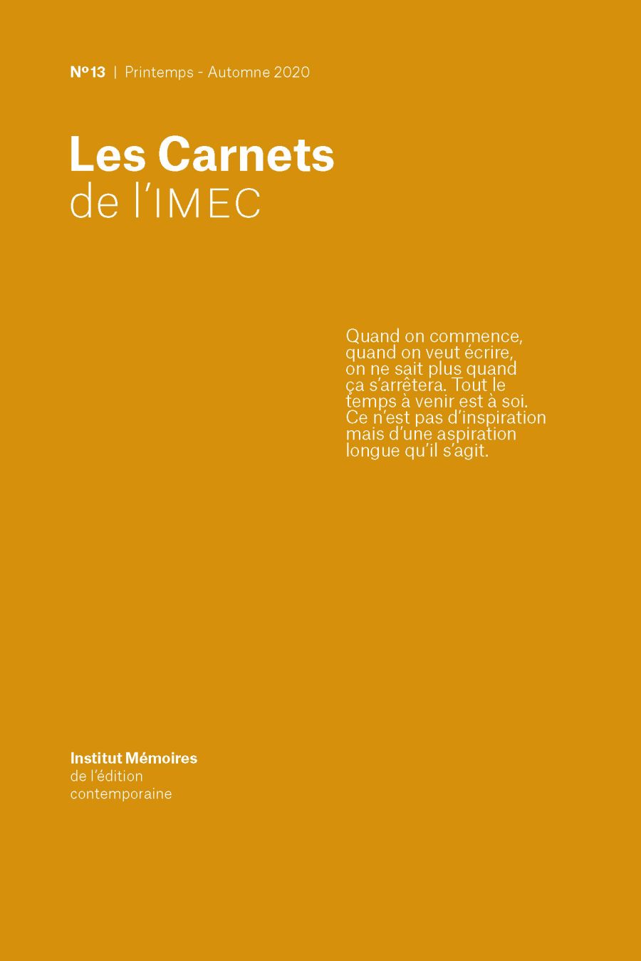 Les carnets de l’Imec